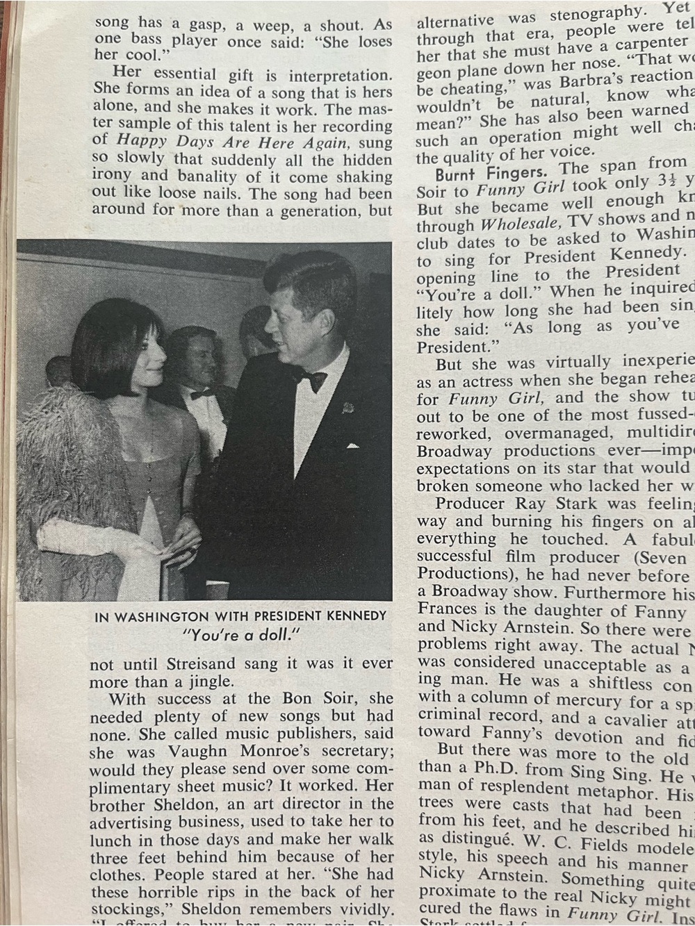 TIME Weekly Magazine April 10 1964 Vol 83 No 15 Barbra Streisand Cover - Picture 6 of 7